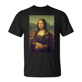 Mona Lisa By Leonardo Dainci T-Shirt - Seseable