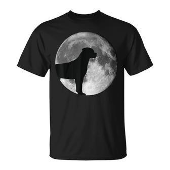 Mondlicht Labrador Silhouette Herren T-Shirt, Hundeliebhaber Design - Seseable