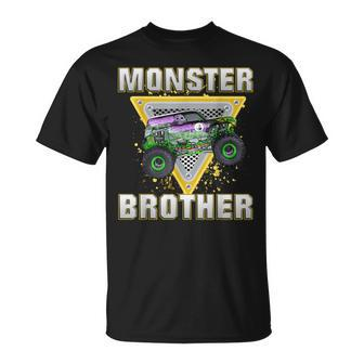 Monster Truck Brother Monster Truck Are My Jam Truck Lovers T-Shirt - Monsterry
