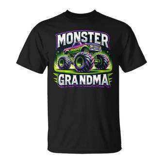 Monster Truck Race Racer Driver Grandma Mother's Day T-Shirt - Monsterry AU