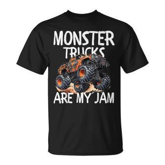 Monster Trucks Are My Jam Vintage Retro Monster Truck T-Shirt - Monsterry UK