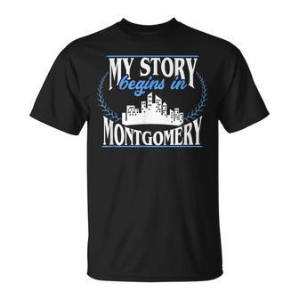 Montgomery Born In Montgomery T-Shirt - Monsterry DE