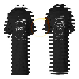 Montpelier Vermont 4082024 Total Solar Eclipse 2024 T-Shirt - Seseable