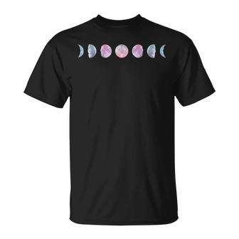 Moon Phases Colorful Moon Phases T-Shirt - Monsterry DE