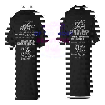 Mother Of The Most Beautiful Bride Happy Bridal Party Mom T-Shirt - Thegiftio