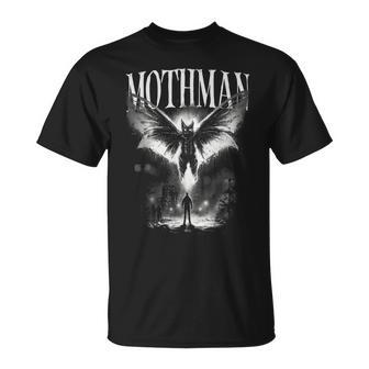 Mothman Cryptid Creature Death From Above Graphic T-Shirt - Monsterry UK