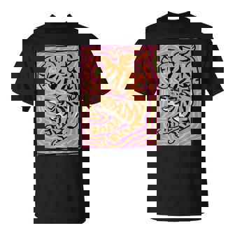 Motif Tigre Dans Le Dos Artistique Trippe Année Du Tigre T-Shirt - Cadeauxyz