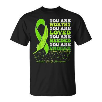 Motivational Support Warrior Mental Health Awareness T-Shirt - Seseable