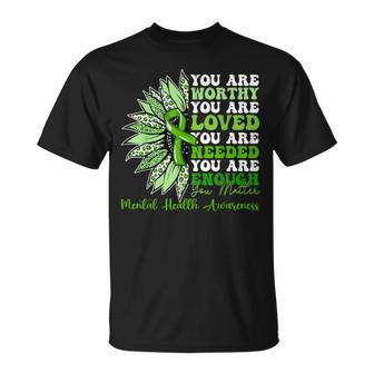 Motivational Support Warrior Mental Health Awareness T-Shirt | Mazezy