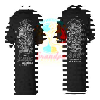 Motorcycle Never Underestimate Grandpa With A Dirt Bike T-Shirt - Monsterry