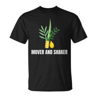 Mover & Shaker Lulav Etrog Sukkot Four Species Jewish T-Shirt - Monsterry CA