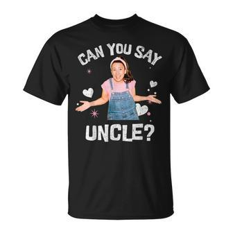 Ms Rachel Birthday Can You Say Uncle T-Shirt | Mazezy
