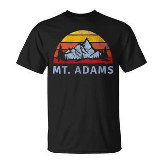 Mt Adams Retro Mountain Sunset T-Shirt - Monsterry CA