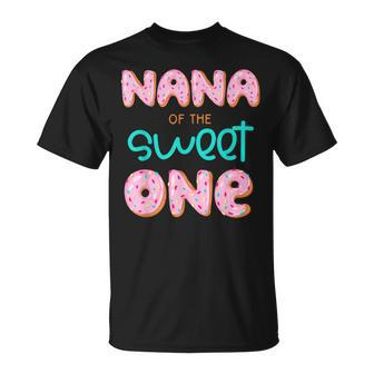 Nana Of The Sweet One First Birthday Matching Family Donut T-Shirt - Thegiftio UK