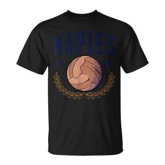 Napoli Old Style Football Ball Vintage Naples Calcio T-Shirt - Monsterry DE