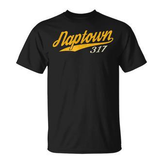 Naptown 317 Naptown Area Code Vintage Pride City T-Shirt - Monsterry DE