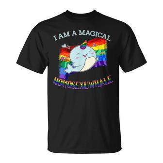 Narwhal Magical Homosexuwhale Ally Gay Pride Week Lgbt T-Shirt - Monsterry CA