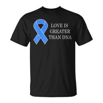National Foster Care Month Blue Ribbon Love T-Shirt - Monsterry DE