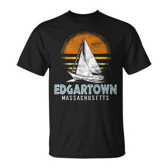 Nautical Boat Edgartown Massachusetts Yacht Club T-Shirt - Monsterry AU