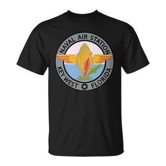 Naval Air Station Nas Key West Navy Military Veteran Patch T-Shirt - Monsterry DE