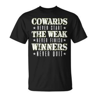 Navy Seal Winners Never Quit T-Shirt - Monsterry UK