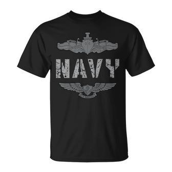Navy Surface And Air Warfare T-Shirt - Monsterry