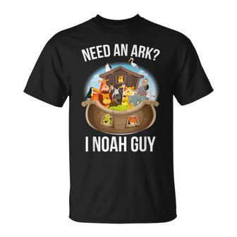 Need An Ark I Noah Guy T-Shirt - Monsterry UK
