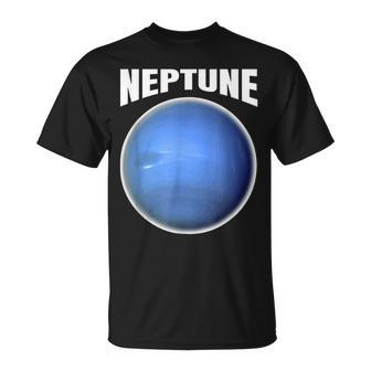 Neptune Solar System Planet T-Shirt - Monsterry