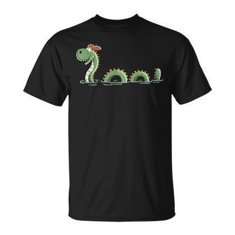 Nessie Loch Ness Monster For Scotland Friends T-Shirt - Seseable