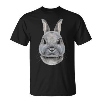 Netherland Dwarf Rabbit Face T-Shirt | Mazezy UK