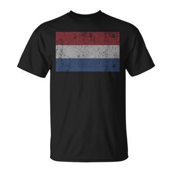 Netherlands Flag Holland Dutch Vlag Van Nederland T T-Shirt - Monsterry AU