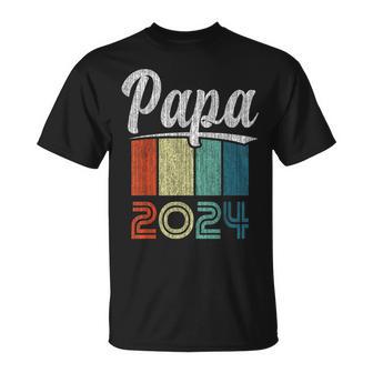 Neuer Papa Frischgebackener Papa Papa 2024 T-Shirt - Geschenkecke