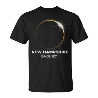 New Hampshire Total Solar Eclipse 2024 April 8 Totality T-Shirt - Thegiftio
