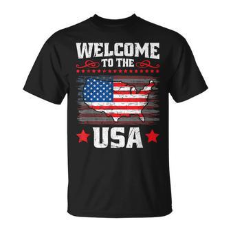 New Us Citizen Us Flag American Immigrant Citizenship T-Shirt - Monsterry