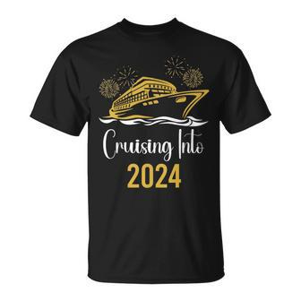 New Years Cruise 2024 Party Family Vacation Matching T-Shirt - Seseable