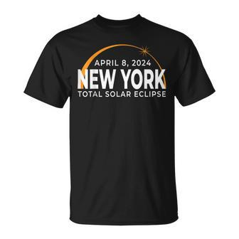 New York Eclipse Of Sun 040824 Eclipse Totality 2024 T-Shirt - Monsterry AU