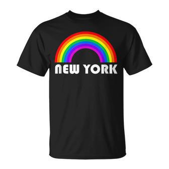 New York Gay Lesbian Bisexual Transgender Pride Lgbt T-Shirt - Monsterry DE