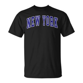 New York Text T-Shirt - Monsterry AU