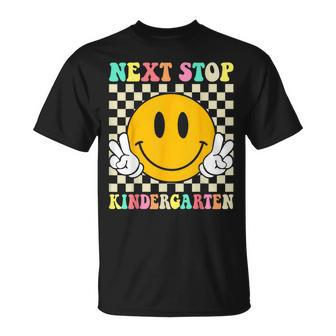 Next Stop Kindergarten Preschool Graduation Graduate 2024 T-Shirt - Seseable