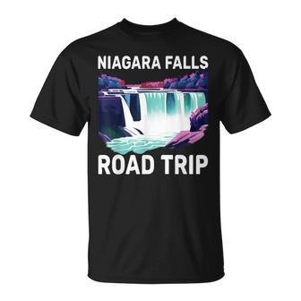 Niagara Falls Road Trip Souvenir Summer Vacation Niagara T-Shirt | Mazezy