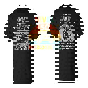 Nivel 50 Desbloqueado Gamer 50 Años Hombre Nivel 50 Unlocked Camiseta Camiseta unisex - Regaloses