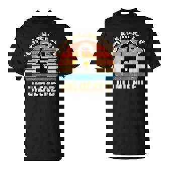 Nivel Del Padrino Desbloqueado Regalo Del Padrino Camiseta unisex - Regaloses
