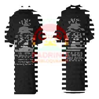 Nivel Padrino Desbloqueado Padrino Camiseta unisex - Regaloses