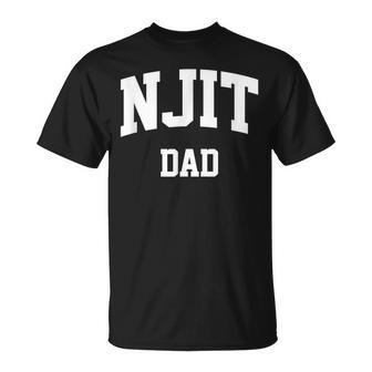 Njit Dad Athletic Arch College University Alumni T-Shirt - Monsterry