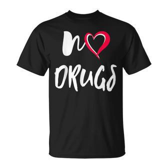 No Drugs Say No To Drugs Red Ribbon Week T-Shirt - Monsterry CA