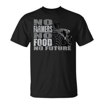 No Farmers No Food No Future T-Shirt - Thegiftio UK