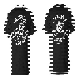 No Gods No Masters Anarquía Símbolo Anarquista Ateo Camiseta unisex - Regaloses