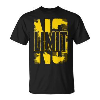 No Limit Motivated Gold T-Shirt | Mazezy