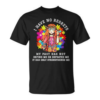 I Have No Regrets My Past Has Not Defined Me Hippie T-Shirt - Monsterry CA