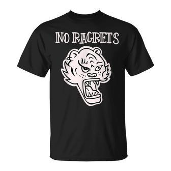 No Regrets Ragrets Sucky Panther Tiger Tat T-Shirt - Monsterry AU